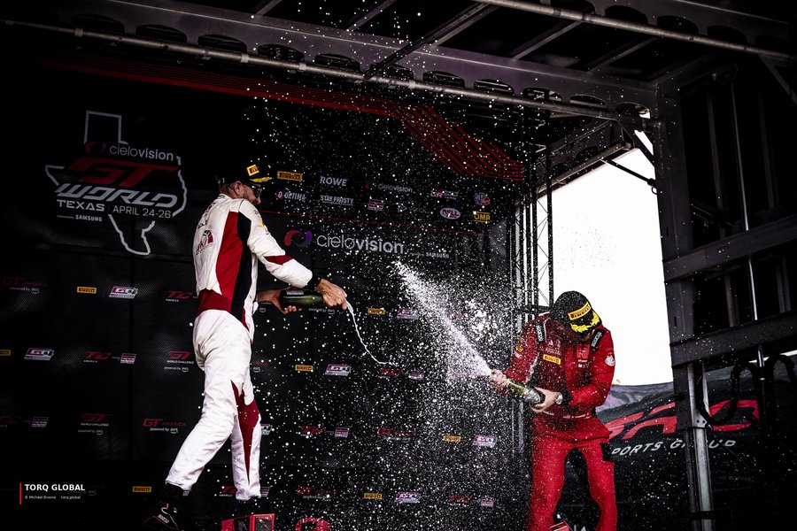 GT World Challenge podium